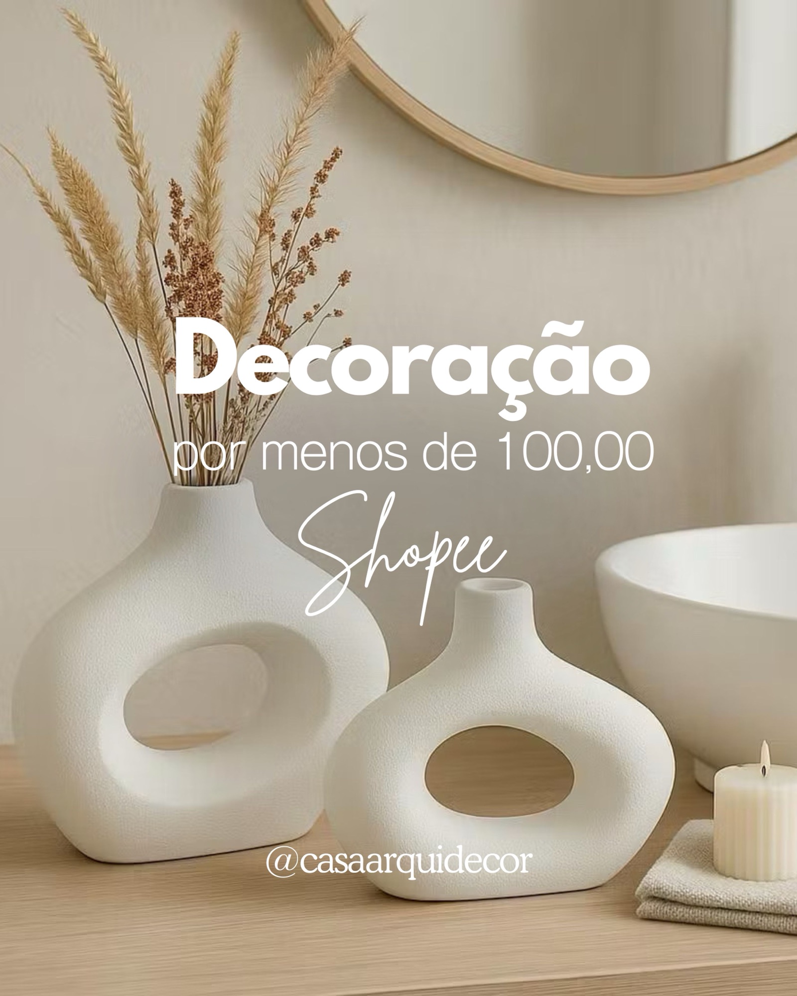 Decoração por menos de 100,00